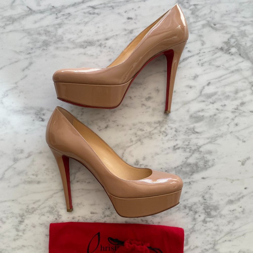 Christian Louboutin Bianca Patent Leather Pumps